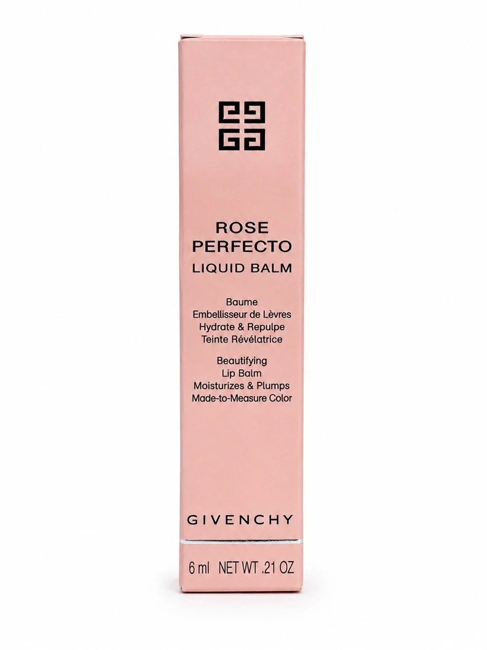 Givenchy Rose Perfecto Liquid Balm Hydrating Lip Balm 6ml 0.21oz New In Box